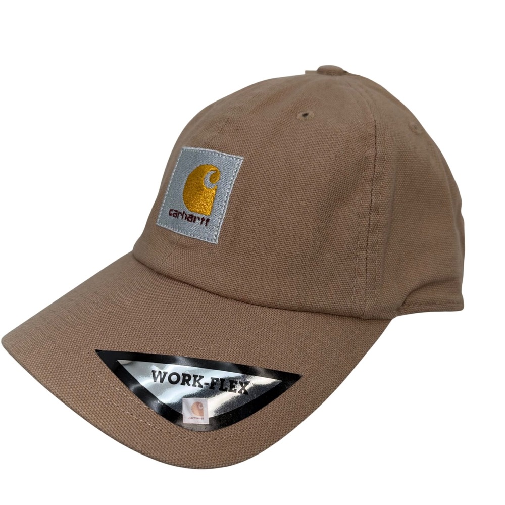 NWT Vtg Spring '06 Carhartt A146 NOS WorkFlex Duck Canvas Hat M/L Brown Y2K